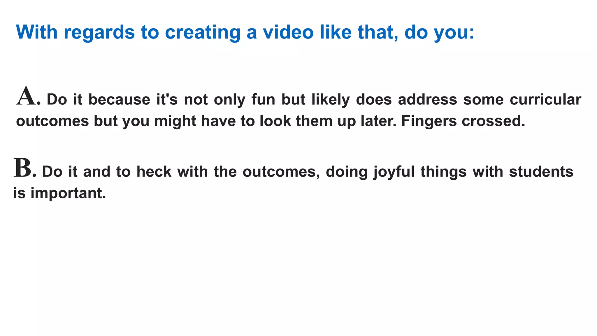 During the 2014-2015 school year, we sent over 120 middle school and high
school students for mental health assessments; these include assessments for
anxiety, depression and suicidal ideations. These were not drug and alcohol
screenings; these screenings were additional. When 68 percent of high school
Honors and AP students state that they are stressed “always or most of the
time,” the balance is simply not there. The perpetual achievement machine
continues to demand higher scores and greater success each passing year. Such
pressure is like a giant “ﬂywheel” that keeps turning and gathering speed.
Unfortunately, perspective seems to be gone as we keep pushing the education
system to the point where we – and, I mean the collective we (parents, teachers, an
students) -- have created a system where learning takes a back-seat to academic
success. The grade has become the end point, not the learning.
 