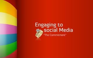Engaging to
   social Media
   “The Commitment”
 