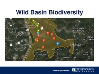 Wild Basin Biodiversity! 
 
