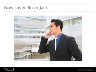 Now say hello to Jack




                                            11


                        www.freshnetworks.com
 