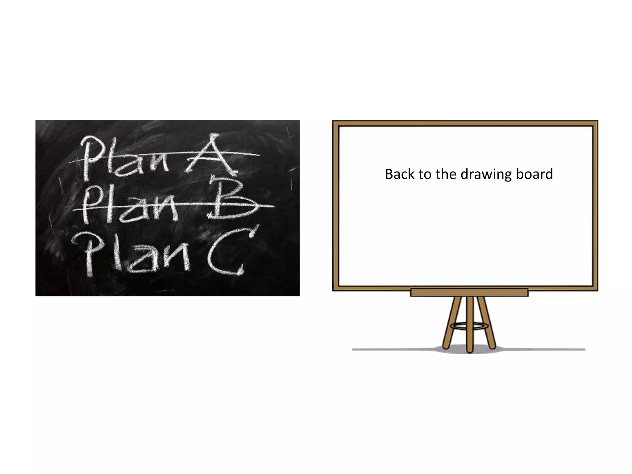 Back to the drawing board
 