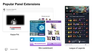 Amazon GDC
League of Legends
Kappa Pet
Bits Leaderboard
Popular Panel Extensions
 