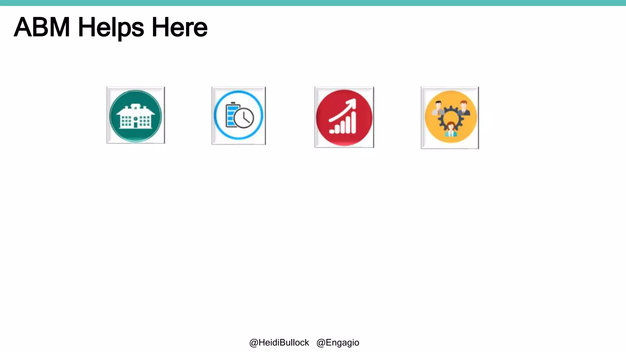 @HeidiBullock @Engagio
ABM Helps Here
 