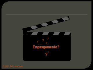  Demonstrar o local correcto, das compressões abdominais, sem se enganar;