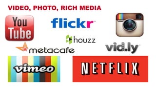 VIDEO, PHOTO, RICH MEDIA
 