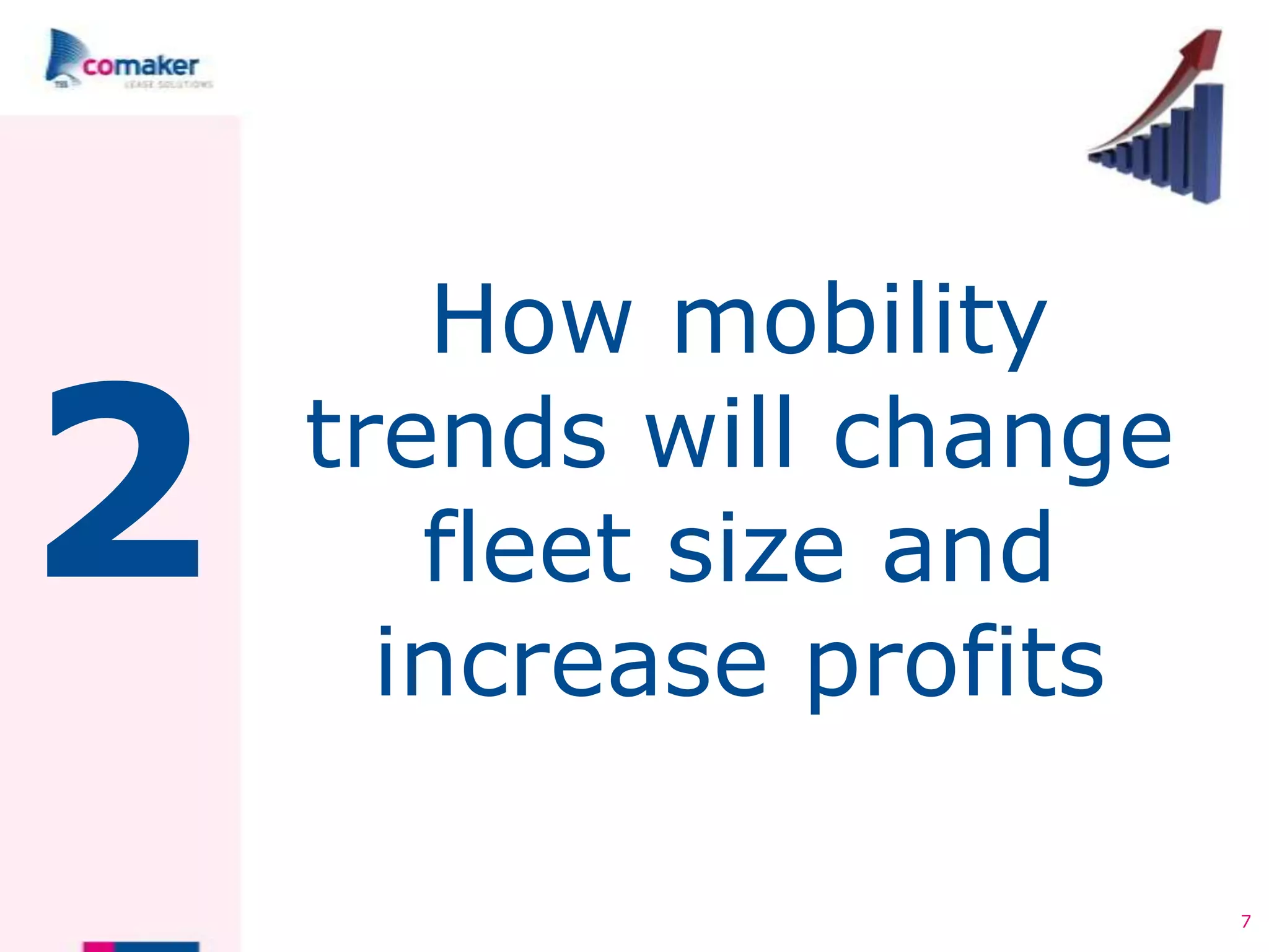 How mobility

2   trends will change
       fleet size and
      increase profits

                         7
 