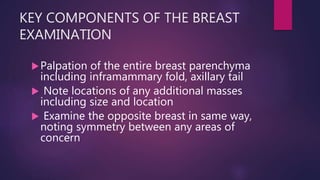 Inframmary Ridge Location Eng breast cancer | PPTX