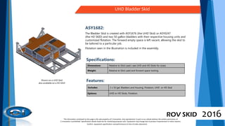 Windows Rovs Unit Size Internal Tooling and ROV Informtion Catalog 2016 | PDF