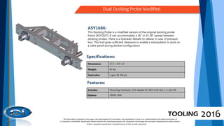 Iso Docking Probe Rov Internal Tooling and ROV Informtion Catalog 2016 | PDF