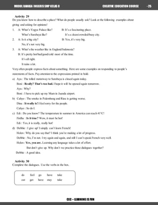 MODUL ENGLISH CEC 2 SMP | DOCX