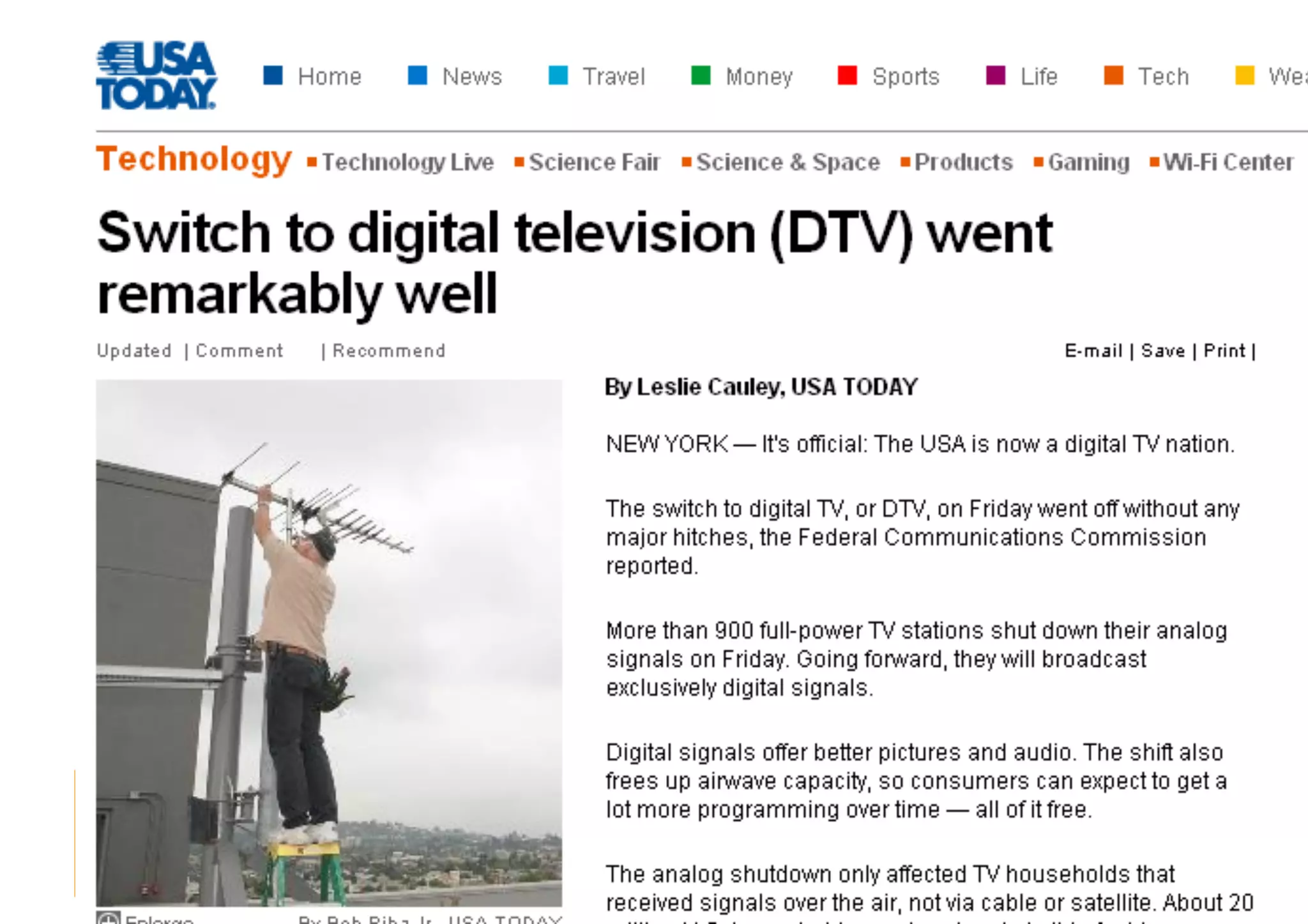 DTV Transition Results
 