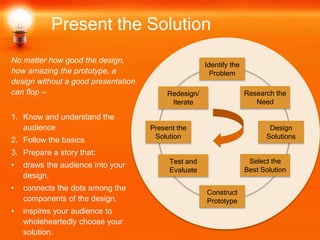 Presenting Solution Model Basic Engineering Design (Part 7): Presenting the Solution | PPTX