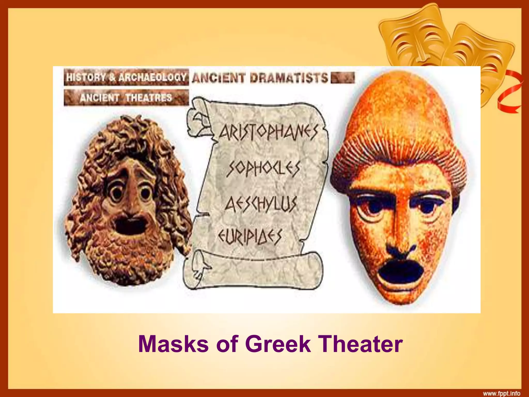 Masks of Greek Theater
 