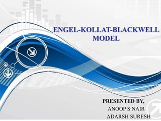 ENGEL-KOLLAT-BLACKWELL
MODEL
PRESENTED BY,
ANOOP S NAIR
ADARSH SURESH
 