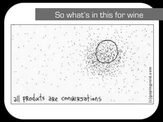 So what’s in this for wine
 