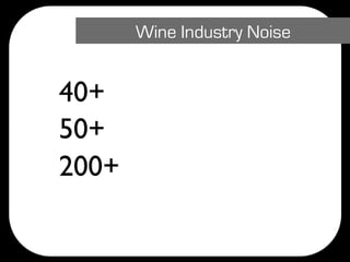 Wine Industry Noise


40+
50+
200+
 