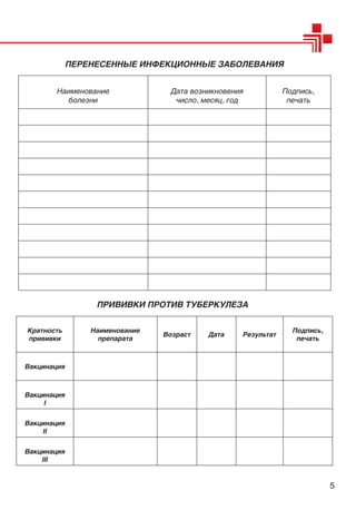 Engels Сертификат профилактических прививок 