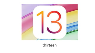 thirteen
 