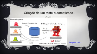 Criação de um teste automatizado
Imagem 15.6
 