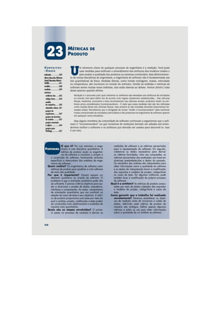 Engenharia de software 7° edição roger s.pressman capítulo 23