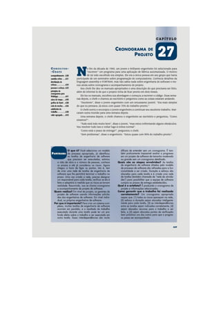 Engenharia de software 7° edição roger s.pressman capítulo 27