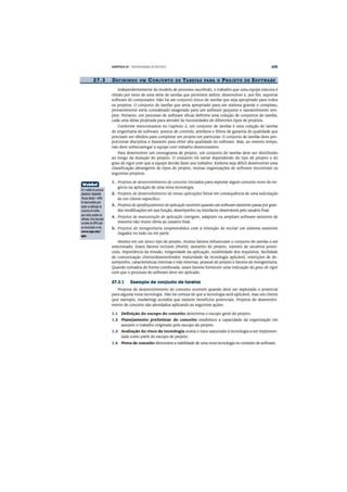 Engenharia de software 7° edição roger s.pressman capítulo 27