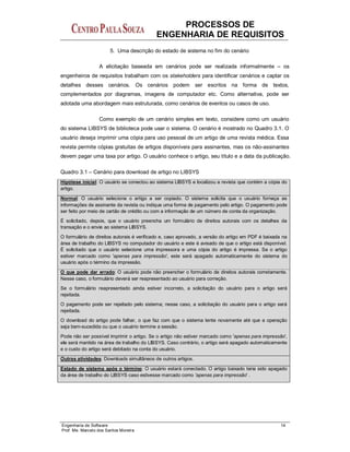 Engenharia de software i 3 - processos de engenharia de requisitos | PDF