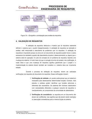 Engenharia de software i 3 - processos de engenharia de requisitos | PDF