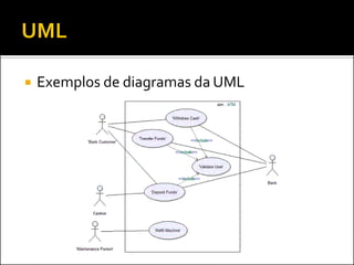    Exemplos de diagramas da UML
 