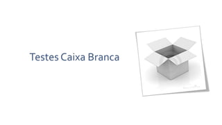Testes Caixa Branca
 