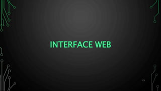 INTERFACE WEB
15
 