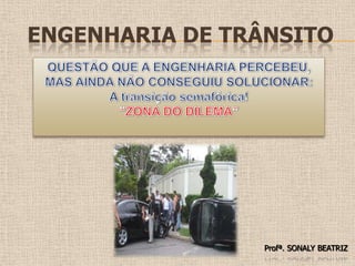 Engenharia de TrânsitoProfª. SONALY BEATRIZ 