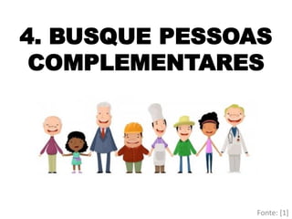 4. BUSQUE PESSOAS
COMPLEMENTARES
Fonte: [1]
 