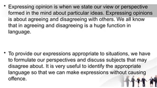 English 9 Using Expression Appropriate to Situation | PPTX