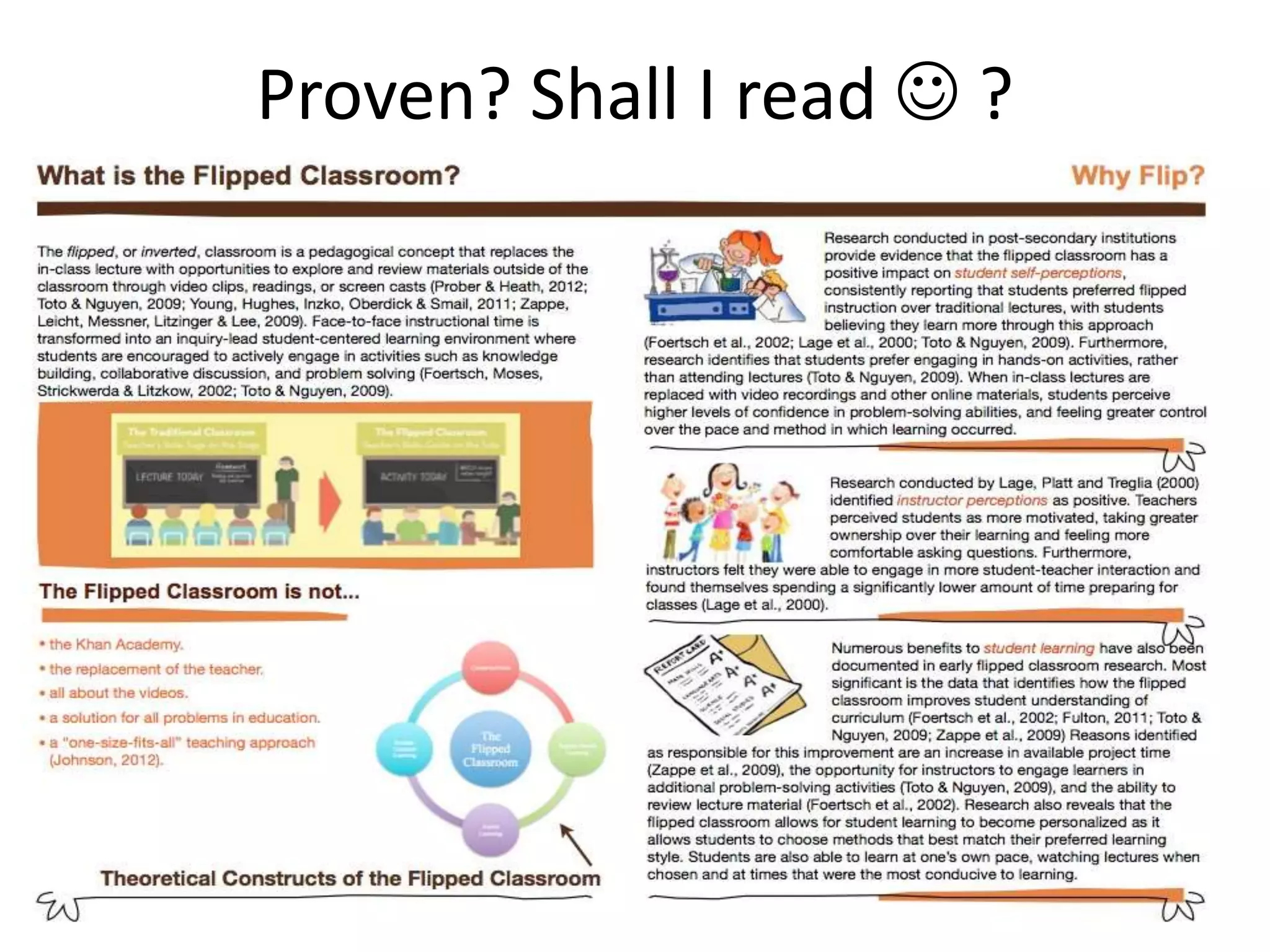 Proven? Shall I read  ?
 