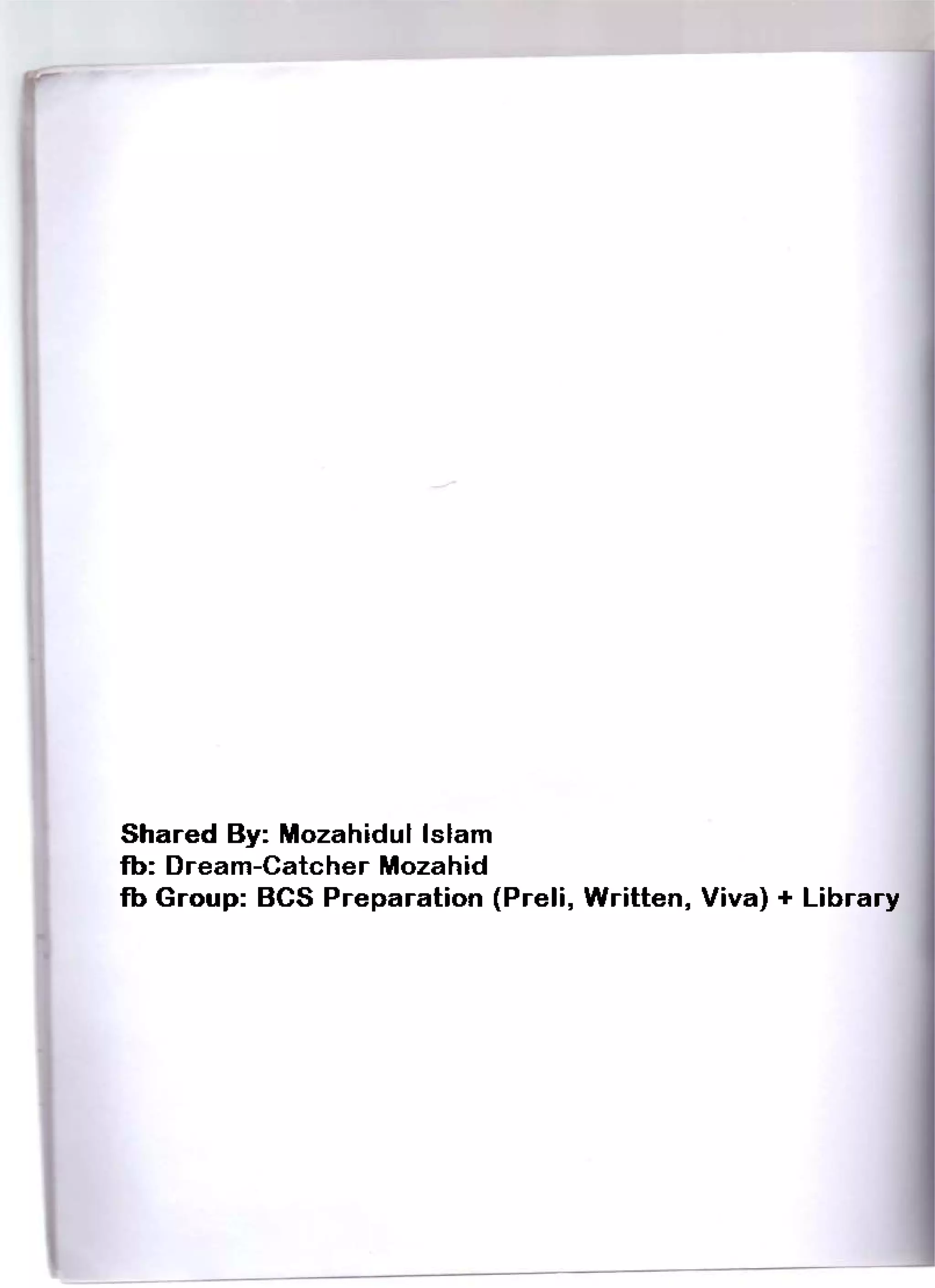 English For Competitive Exam Part-2
(Chapters: Agreement and Disagreement
Appropriate Preposition
Phrases and Idioms
Degree of Comparison
To download all important books and Notes
join my folowing group:
BCS Preparation (Preli, Written, Viva) + Library