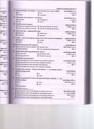 English for competitive exam part 2 compressed