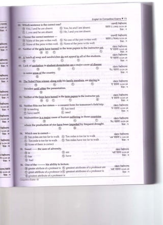 English for competitive exam part 2 compressed
