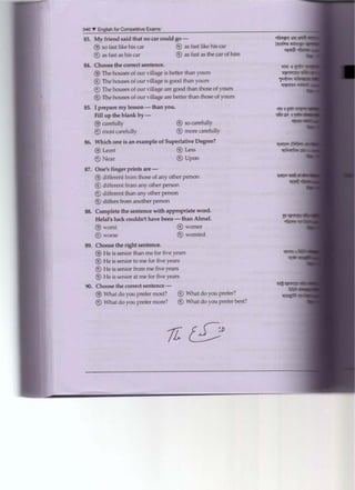 English for competitive exam part 2 compressed