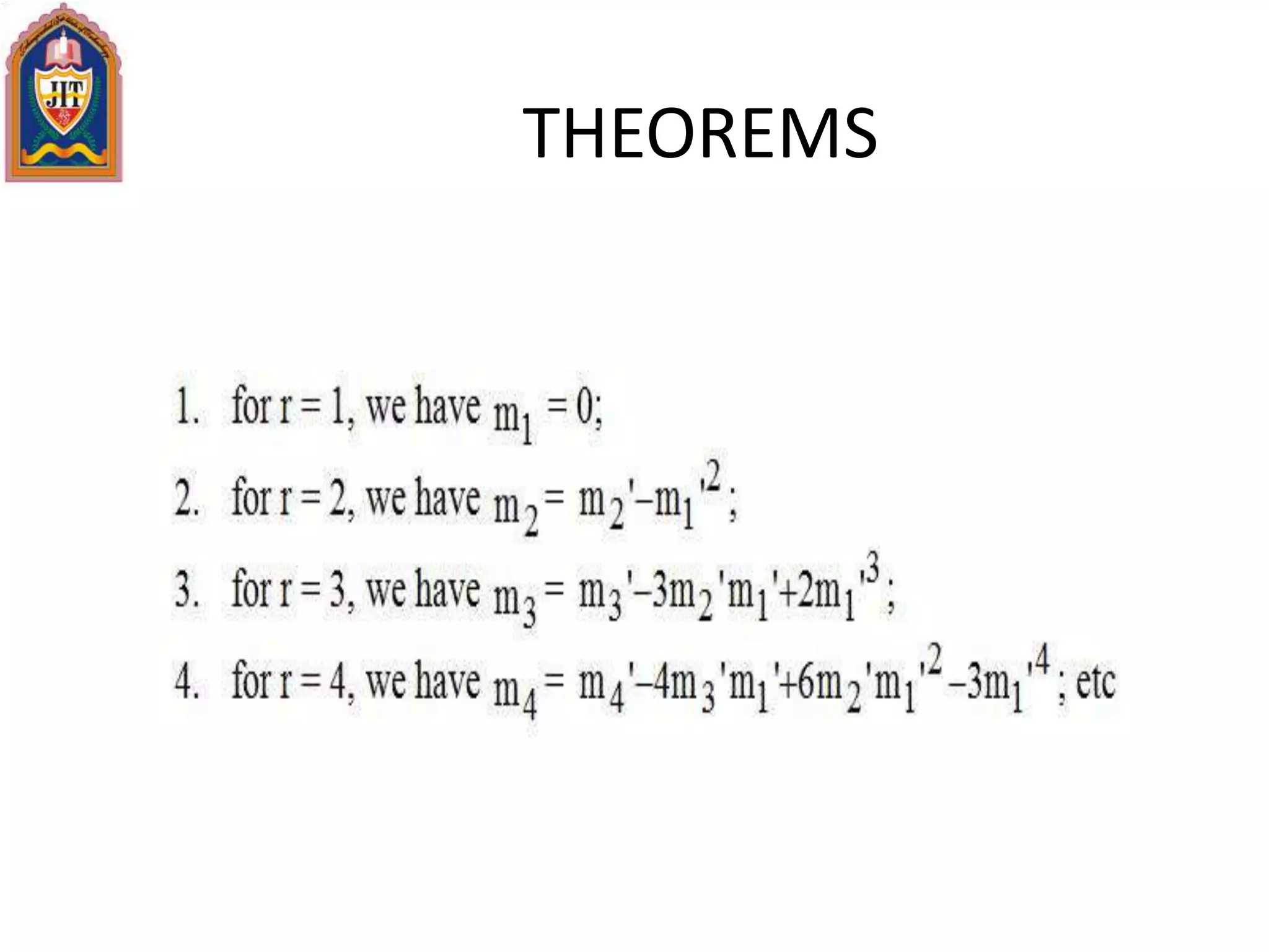THEOREMS
 