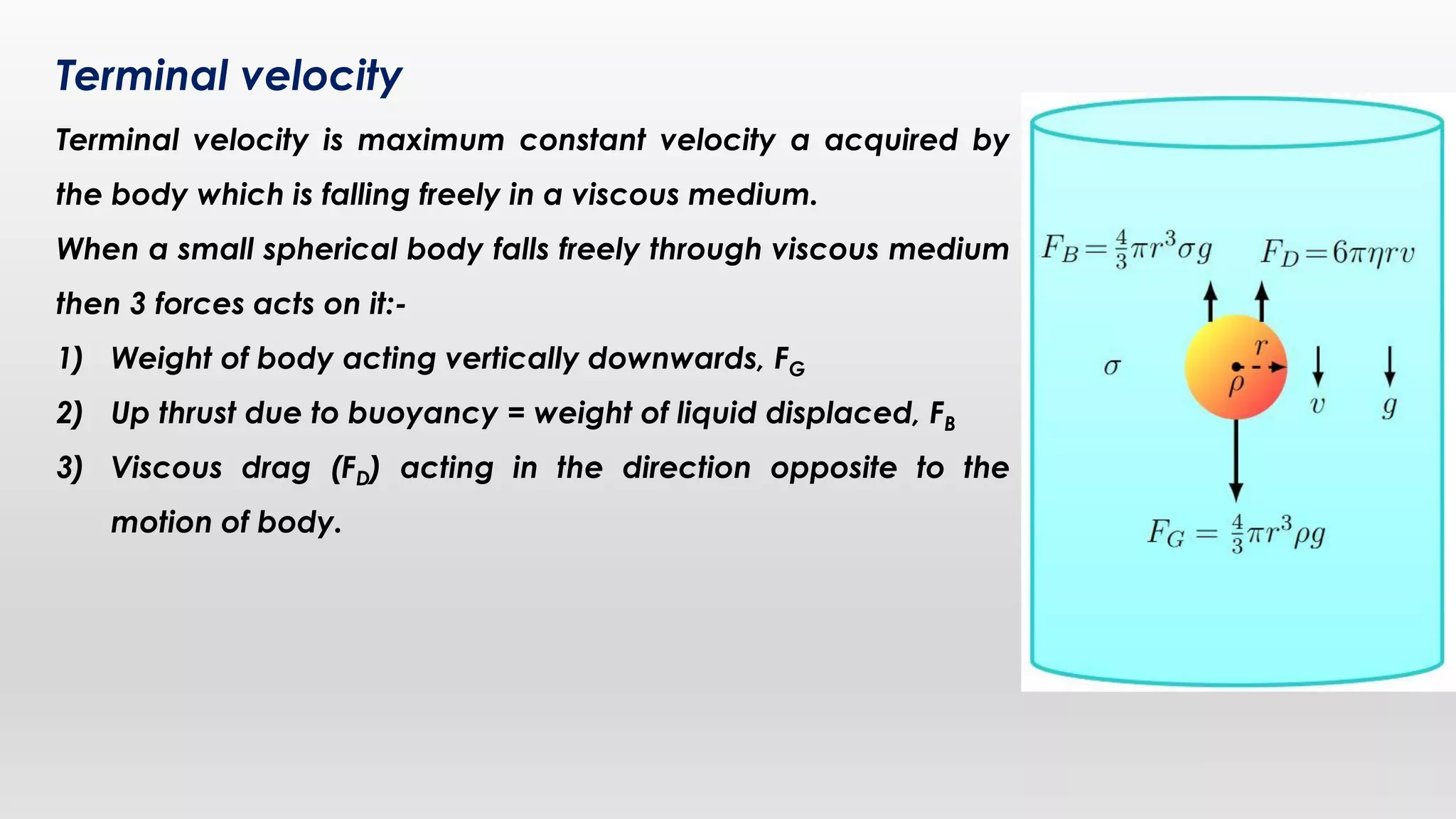 Stoke s Law Terminal Velocity PDF