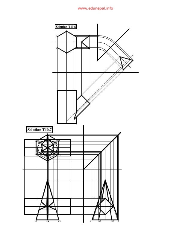 Engg drawing -i-tutorial-solution