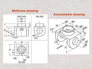Basics of Engineering Drawing & first angle projection | PPTX