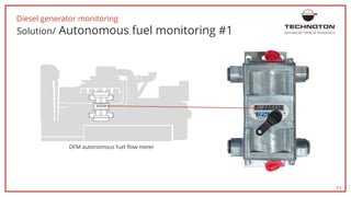 Diesel Monitoring Module Industry solution presentation “Diesel generator monitoring