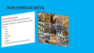 NON FERROUS METAL
 
