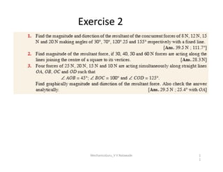 Exercise 2
Exercise 2
MechanicsGuru_V V Nalawade 1
1
3
 