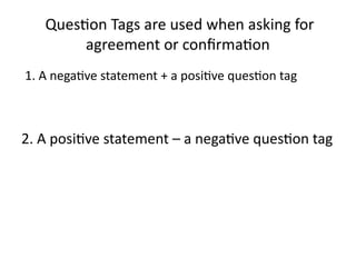 Mastering English Grammar: Understanding and Using Question Tags ...