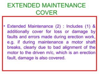 Extend Maintenance ENGneering claims basics 23698765879.ppt