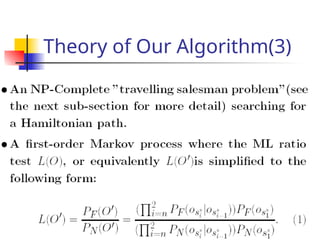 Theory of Our Algorithm(3)
 