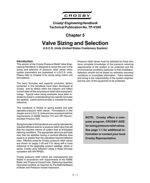 Eng handbook crosby pressure relief valve engineering handbook